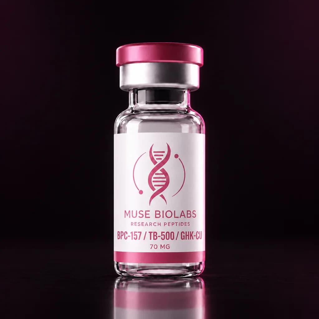 BPC-157 / TB-500 / GHK-CU (GLOW Blend) – Premium Research Peptide